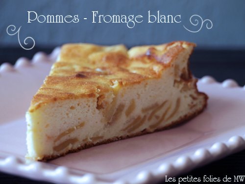 Gateau Au Fromage Blanc Et Aux Pommes