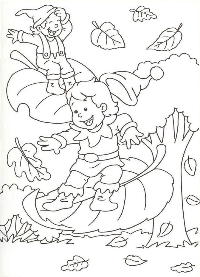 Coloriage Automne Enfant Et Adultes