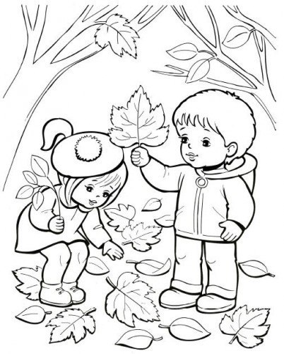 Coloriage Automne Enfant Et Adultes