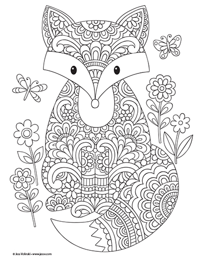 Coloriage de feuilles d'automne à imprimer gratuitement #coloriage