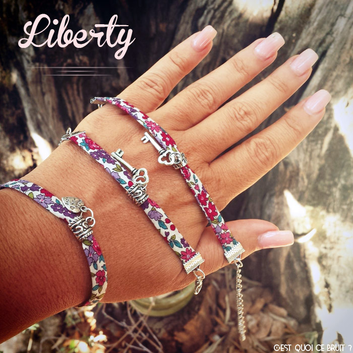 Fabriquer un bracelet en liberty en 5 minutes !