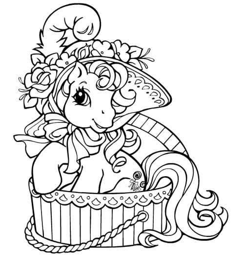Coloriage De My Little Pony A Imprimer