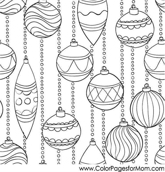 Coloriage A Imprimer Boule De Noel