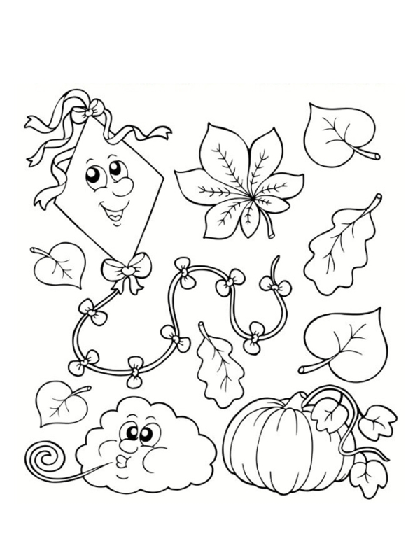 Coloriage Automne Enfant Et Adultes