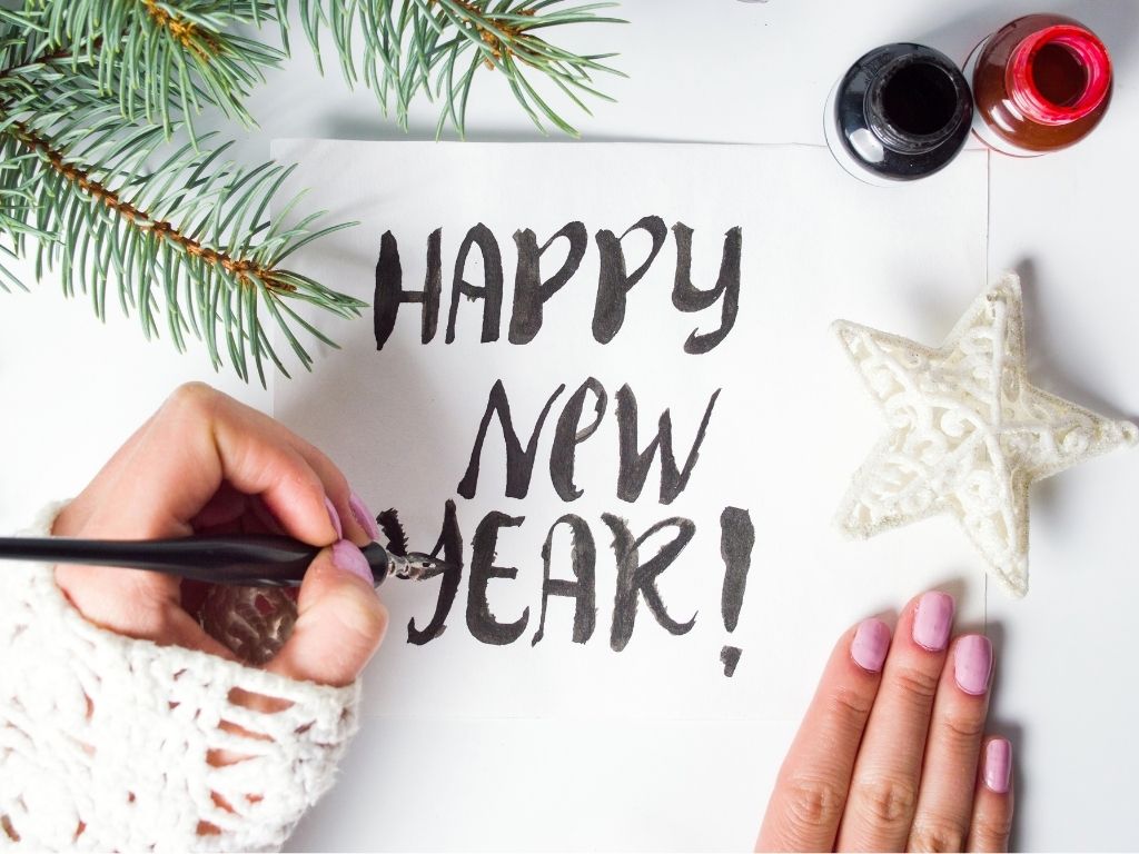 Envoyez une jolie carte de vœux personnalisée pour souhaiter une bonne année